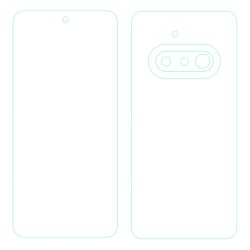 Set 2 folii SILKASE pentru Nothing Phone 3a, protectie telefon, silicon regenerabil Set 2 folii SILKASE pentru Nothing Phone 3a, protectie telefon, silicon regenerabil