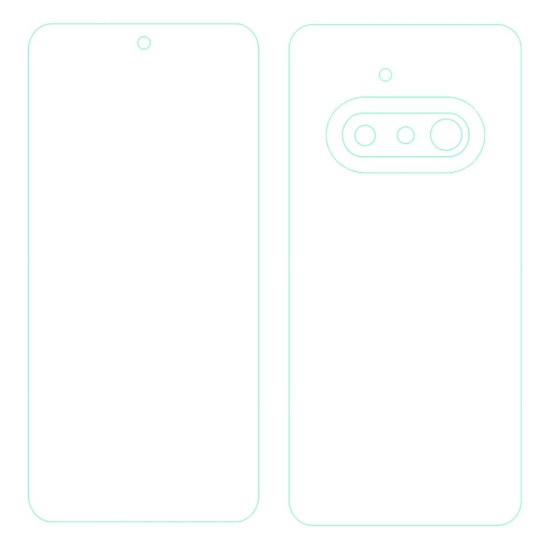 Set 2 folii SILKASE pentru Nothing Phone 3a, protectie telefon, silicon regenerabil (Phone (3a), F7516) by www.silkase.ro