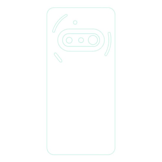Folie spate mata SILKASE pentru Nothing Phone 3a, protectie spate, silicon (Phone (3a), F7518) by www.silkase.ro