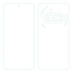 Set 2 folii mate SILKASE pentru Nothing Phone 3a, protectie telefon, silicon Set 2 folii mate SILKASE pentru Nothing Phone 3a, protectie telefon, silicon