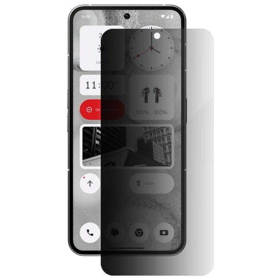Folie privacy mata SILKASE pentru Nothing Phone 3a, protectie ecran, silicon (Phone (3a), F7521) by www.silkase.ro