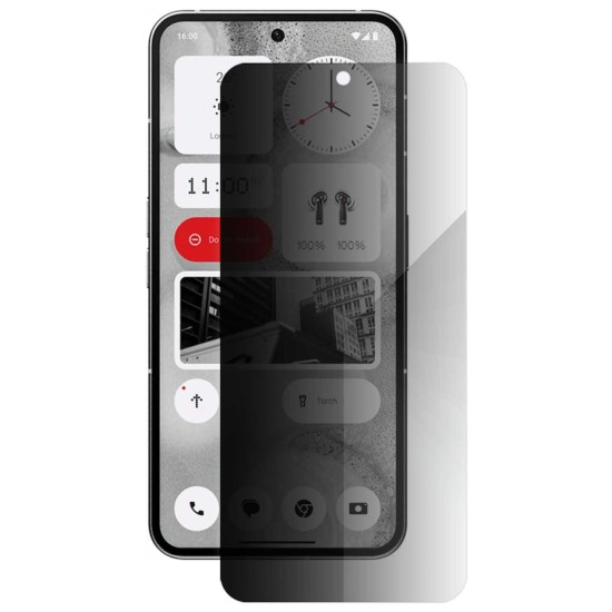 Folie privacy SILKASE pentru Nothing Phone 3a, protectie ecran, silicon (Phone (3a), F7520) by www.silkase.ro