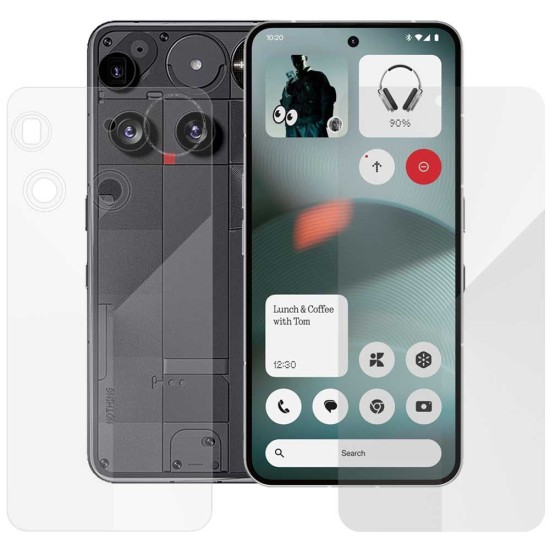 Set 2 folii SILKASE pentru NothingPhone(3), protectie telefon, silicon regenerabil (Phone (3), F7778) by www.silkase.ro