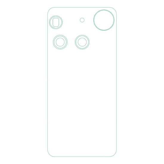 Folie spate SILKASE pentru NothingPhone(3), protectie spate, silicon regenerabil (Phone (3), F7777) by www.silkase.ro