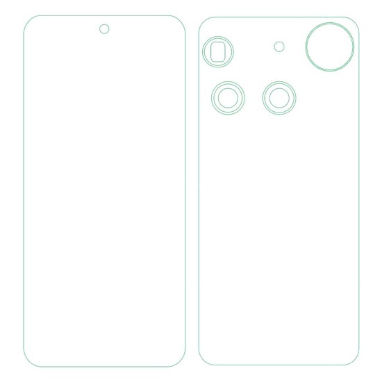 Set 2 folii SILKASE pentru NothingPhone(3), protectie telefon, silicon regenerabil (Phone (3), F7778) by www.silkase.ro