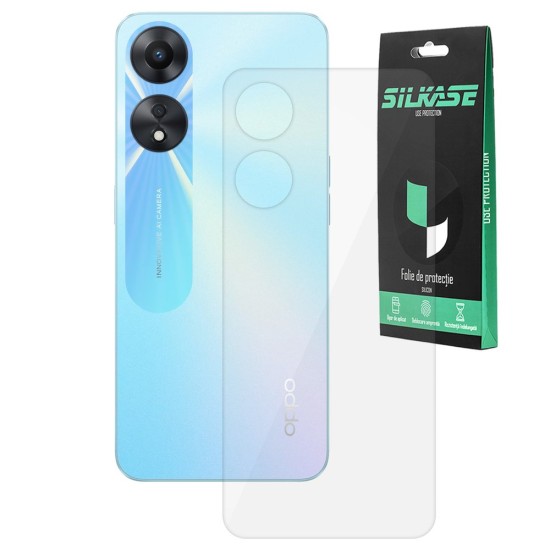 Folie spate SILKASE pentru OPPO A78, protectie spate, silicon regenerabil (SILKASE, Folii telefoane) by www.silkase.ro Folie spate SILKASE pentru OPPO A78, protectie spate, silicon regenerabil (A78 4G, F5769) by www.silkase.ro