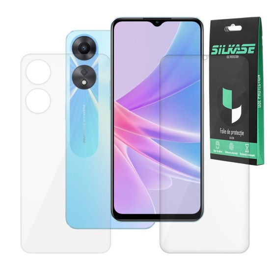 Set 2 folii SILKASE pentru OPPO A78, protectie telefon, silicon regenerabil (SILKASE, Folii telefoane) by www.silkase.ro Set 2 folii SILKASE pentru OPPO A78, protectie telefon, silicon regenerabil (A78 4G, F5770) by www.silkase.ro