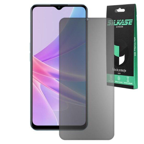 Folie privacy mata SILKASE pentru OPPO A78, protectie ecran, silicon (SILKASE, Folii telefoane) by www.silkase.ro Folie privacy mata SILKASE pentru OPPO A78, protectie ecran, silicon (A78 4G, F5775) by www.silkase.ro