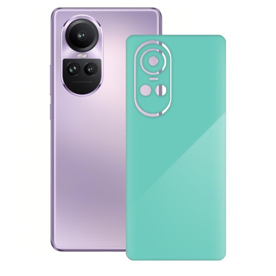 Folie skin SILKASE pentru OPPO Reno10 Pro, turcoaz lucios, protectie spate telefon (SILKASE, Folie Spate Skin) by www.silkase.ro Folie skin SILKASE pentru OPPO Reno10 Pro, turcoaz lucios, protectie spate telefon (Reno10 Pro, S1216) by www.silkase.ro