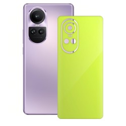 Folie skin SILKASE pentru OPPO Reno10 Pro, verde neon, protectie spate telefon