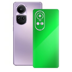 Folie skin SILKASE pentru OPPO Reno10 Pro, galben, protectie spate telefon