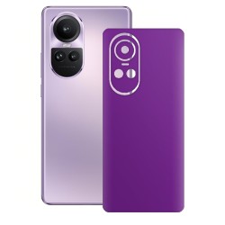 Folie skin SILKASE pentru OPPO Reno10 Pro, violet mat, protectie spate telefon