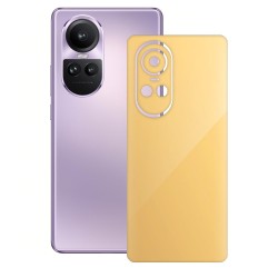 Folie skin SILKASE pentru OPPO Reno10 Pro, bej, protectie spate telefon