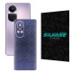 Folie skin SILKASE pentru OPPO Reno10 Pro, albastru hexa, protectie spate telefon (Reno10 Pro, S1199) by www.silkase.ro