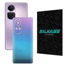 Folie skin SILKASE pentru OPPO Reno10 Pro, magenta cameleon, protectie spate telefon Folie skin SILKASE pentru OPPO Reno10 Pro, magenta cameleon, protectie spate telefon