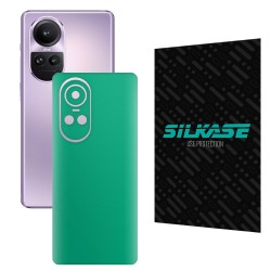 Folie skin SILKASE pentru OPPO Reno10 Pro, turcoaz mat, protectie spate telefon
