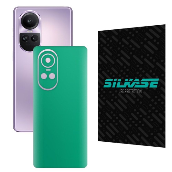 Folie skin SILKASE pentru OPPO Reno10 Pro, turcoaz mat, protectie spate telefon (SILKASE, Folie Spate Skin) by www.silkase.ro Folie skin SILKASE pentru OPPO Reno10 Pro, turcoaz mat, protectie spate telefon (Reno10 Pro, S1211) by www.silkase.ro