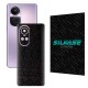 Folie skin SILKASE pentru OPPO Reno10 Pro, negru hexa, protectie spate telefon (Reno10 Pro, S1212) by www.silkase.ro