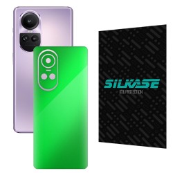 Folie skin SILKASE pentru OPPO Reno10 Pro, galben, protectie spate telefon Folie skin SILKASE pentru OPPO Reno10 Pro, galben, protectie spate telefon