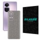 Folie skin SILKASE pentru OPPO Reno10 Pro, gri hex, protectie spate telefon (Reno10 Pro, S1207) by www.silkase.ro