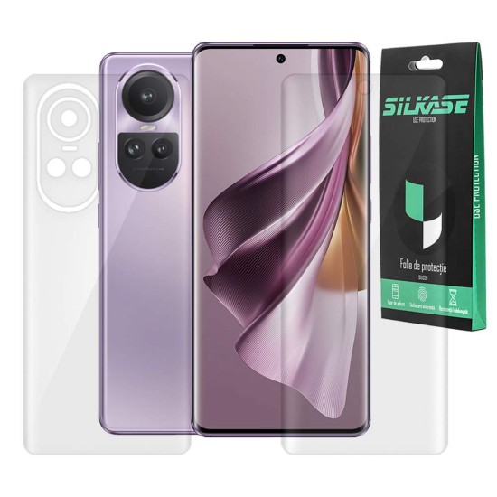 Set 2 folii SILKASE pentru OPPO Reno10 Pro, protectie telefon, silicon regenerabil (SILKASE, Folii telefoane) by www.silkase.ro Set 2 folii SILKASE pentru OPPO Reno10 Pro, protectie telefon, silicon regenerabil (Reno10 Pro, F6017) by www.silkase.ro