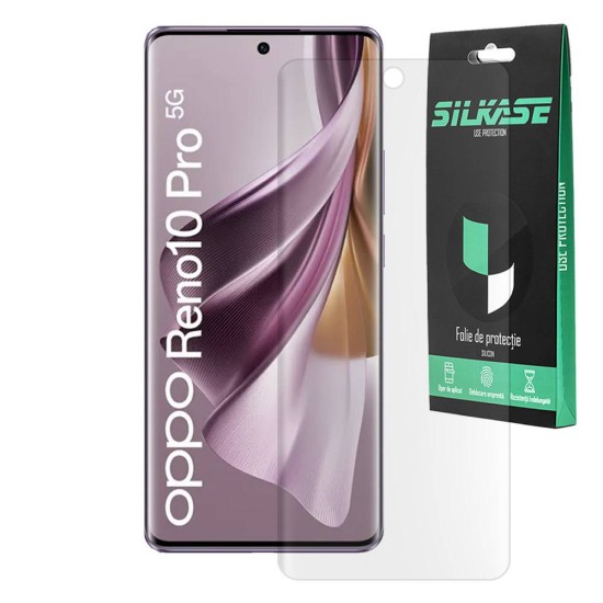 Folie mata SILKASE pentru OPPO Reno10 Pro, protectie ecran, silicon (SILKASE, Folii telefoane) by www.silkase.ro Folie mata SILKASE pentru OPPO Reno10 Pro, protectie ecran, silicon (Reno10 Pro, F6018) by www.silkase.ro
