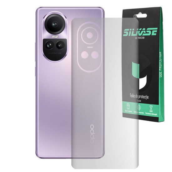 Folie spate mata SILKASE pentru OPPO Reno10 Pro, protectie spate, silicon (SILKASE, Folii telefoane) by www.silkase.ro Folie spate mata SILKASE pentru OPPO Reno10 Pro, protectie spate, silicon (Reno10 Pro, F6019) by www.silkase.ro