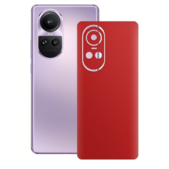 Folie skin SILKASE pentru Oppo Reno 10, rosu, protectie spate telefon (SILKASE, Folie Spate Skin) by www.silkase.ro Folie skin SILKASE pentru Oppo Reno 10, rosu, protectie spate telefon (Reno10, S1263) by www.silkase.ro