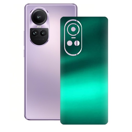 Folie skin SILKASE pentru Oppo Reno 10, verde emerald, protectie spate telefon (SILKASE, Folie Spate Skin) by www.silkase.ro Folie skin SILKASE pentru Oppo Reno 10, verde emerald, protectie spate telefon (Reno10, S1266) by www.silkase.ro
