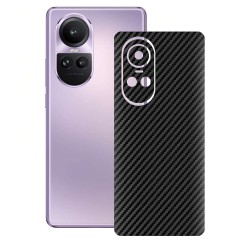 Folie skin SILKASE pentru Oppo Reno 10, carbon, protectie spate telefon