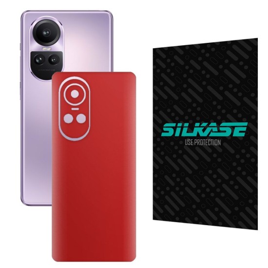 Folie skin SILKASE pentru Oppo Reno 10, rosu, protectie spate telefon (SILKASE, Folie Spate Skin) by www.silkase.ro Folie skin SILKASE pentru Oppo Reno 10, rosu, protectie spate telefon (Reno10, S1263) by www.silkase.ro