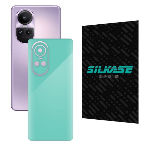 Folie skin SILKASE pentru Oppo Reno 10, turcoaz lucios, protectie spate telefon (SILKASE, Folie Spate Skin) by www.silkase.ro Folie skin SILKASE pentru Oppo Reno 10, turcoaz lucios, protectie spate telefon (Reno10, S1264) by www.silkase.ro