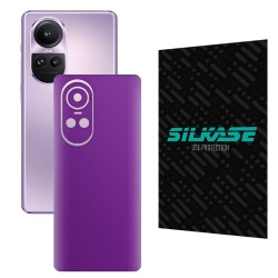 Folie skin SILKASE pentru Oppo Reno 10, violet mat, protectie spate telefon Folie skin SILKASE pentru Oppo Reno 10, violet mat, protectie spate telefon