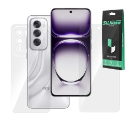 Set 2 folii SILKASE pentru Oppo Reno 12, protectie telefon, silicon regenerabil