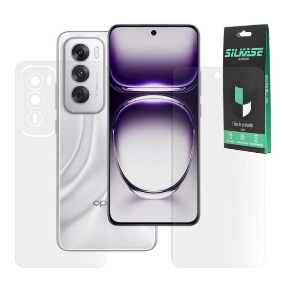 Set 2 folii mate SILKASE pentru Oppo Reno 12, protectie telefon, silicon (SILKASE, Set Folii Mate) by www.silkase.ro Set 2 folii mate SILKASE pentru Oppo Reno 12, protectie telefon, silicon (Reno12, F7106) by www.silkase.ro