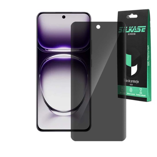 Folie privacy SILKASE pentru Oppo Reno 12, protectie ecran, silicon (SILKASE, Folie Silicon Privacy) by www.silkase.ro Folie privacy SILKASE pentru Oppo Reno 12, protectie ecran, silicon (Reno12, F7107) by www.silkase.ro