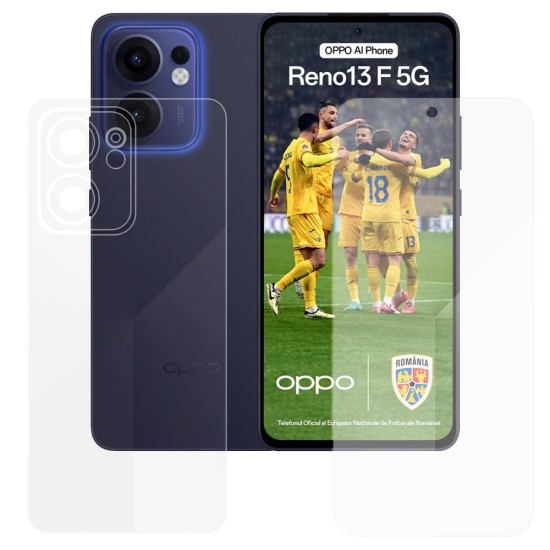 Set 2 folii SILKASE pentru OPPO Reno13 F, protectie telefon, silicon regenerabil (SILKASE, Set Folii Lucioase) by www.silkase.ro Set 2 folii SILKASE pentru OPPO Reno13 F, protectie telefon, silicon regenerabil (Reno13 F, F7612) by www.silkase.ro