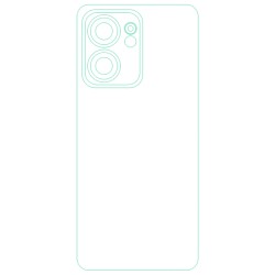 Folie spate SILKASE pentru OPPO Reno13 F, protectie spate, silicon regenerabil