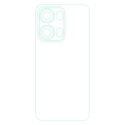 Folie spate mata SILKASE pentru OPPO Reno13 Pro, protectie spate, silicon