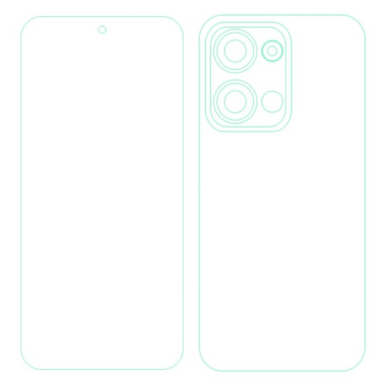 Set 2 folii SILKASE pentru OPPO Reno13, protectie telefon, silicon regenerabil (SILKASE, Set Folii Lucioase) by www.silkase.ro Set 2 folii SILKASE pentru OPPO Reno13, protectie telefon, silicon regenerabil (Reno13, F7604) by www.silkase.ro