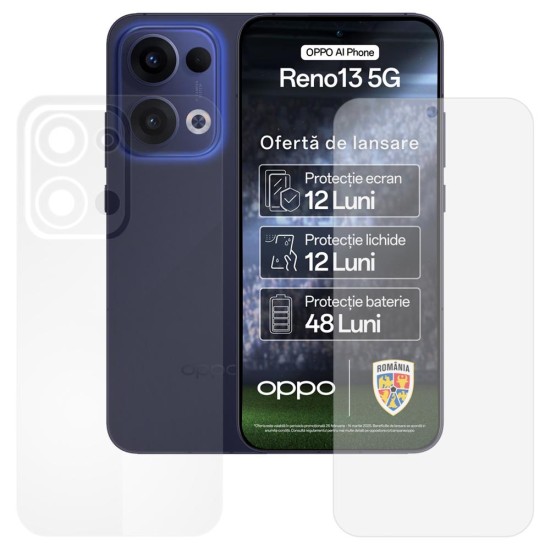 Set 2 folii mate SILKASE pentru OPPO Reno13, protectie telefon, silicon (SILKASE, Set Folii Mate) by www.silkase.ro Set 2 folii mate SILKASE pentru OPPO Reno13, protectie telefon, silicon (Reno13, F7607) by www.silkase.ro