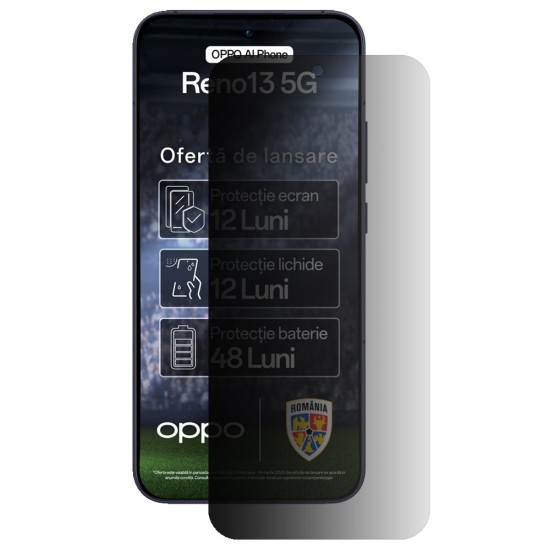 Folie privacy mata SILKASE pentru OPPO Reno13, protectie ecran, silicon (SILKASE, Folie Silicon Privacy Mata) by www.silkase.ro Folie privacy mata SILKASE pentru OPPO Reno13, protectie ecran, silicon (Reno13, F7609) by www.silkase.ro