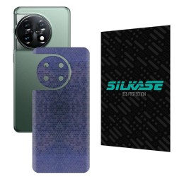 Folie skin SILKASE pentru OnePlus 11, albastru hexa, protectie spate telefon