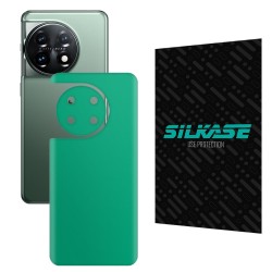 Folie skin SILKASE pentru OnePlus 11, turcoaz mat, protectie spate telefon