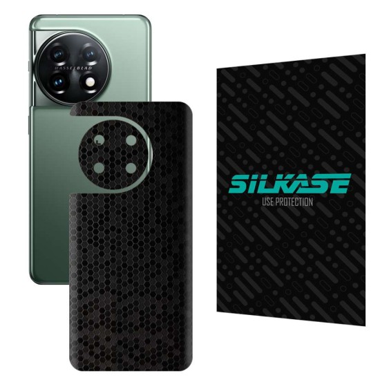Folie skin SILKASE pentru OnePlus 11, negru hexa, protectie spate telefon (SILKASE, Telefoane OnePlus) by www.silkase.ro Folie skin SILKASE pentru OnePlus 11, negru hexa, protectie spate telefon (Telefoane OnePlus, S0996) by www.silkase.ro