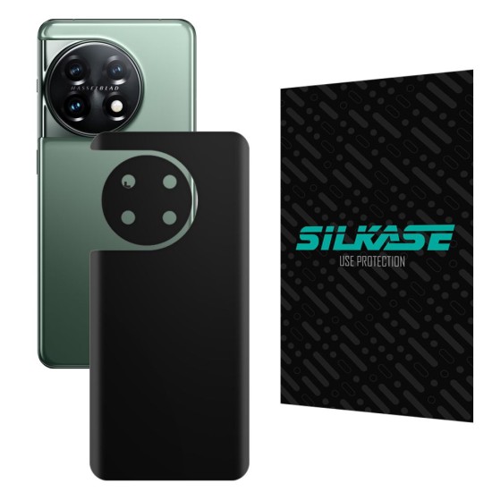 Folie skin SILKASE pentru OnePlus 11, negru mat, protectie spate telefon (Telefoane OnePlus, S0997) by www.silkase.ro