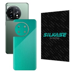 Folie skin SILKASE pentru OnePlus 11, turcoaz metalic, protectie spate telefon