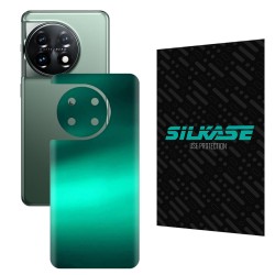 Folie skin SILKASE pentru OnePlus 11, verde emerald, protectie spate telefon