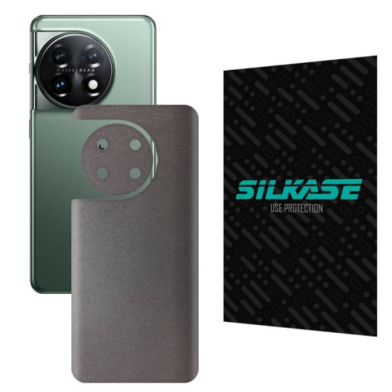 Folie skin SILKASE pentru OnePlus 11, gri brushed, protectie spate telefon (SILKASE, Telefoane OnePlus) by www.silkase.ro Folie skin SILKASE pentru OnePlus 11, gri brushed, protectie spate telefon (Telefoane OnePlus, S0989) by www.silkase.ro