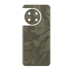 Folie skin SILKASE pentru OnePlus 11, camo verde, protectie spate telefon